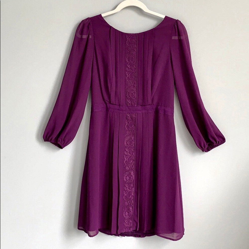 🌸NWOT Pretty Chiffon dress w/ Perfect Pleating🌸